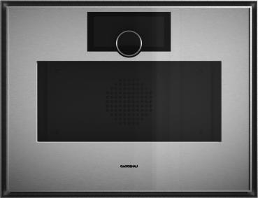 Gaggenau GM451120 - Serie Expressive, Mikrowellen-Backofen, Edelstahl hinter Rauchglas, Türanschlag: links, 60 x 45 cm, 5 Jahre Garantie!